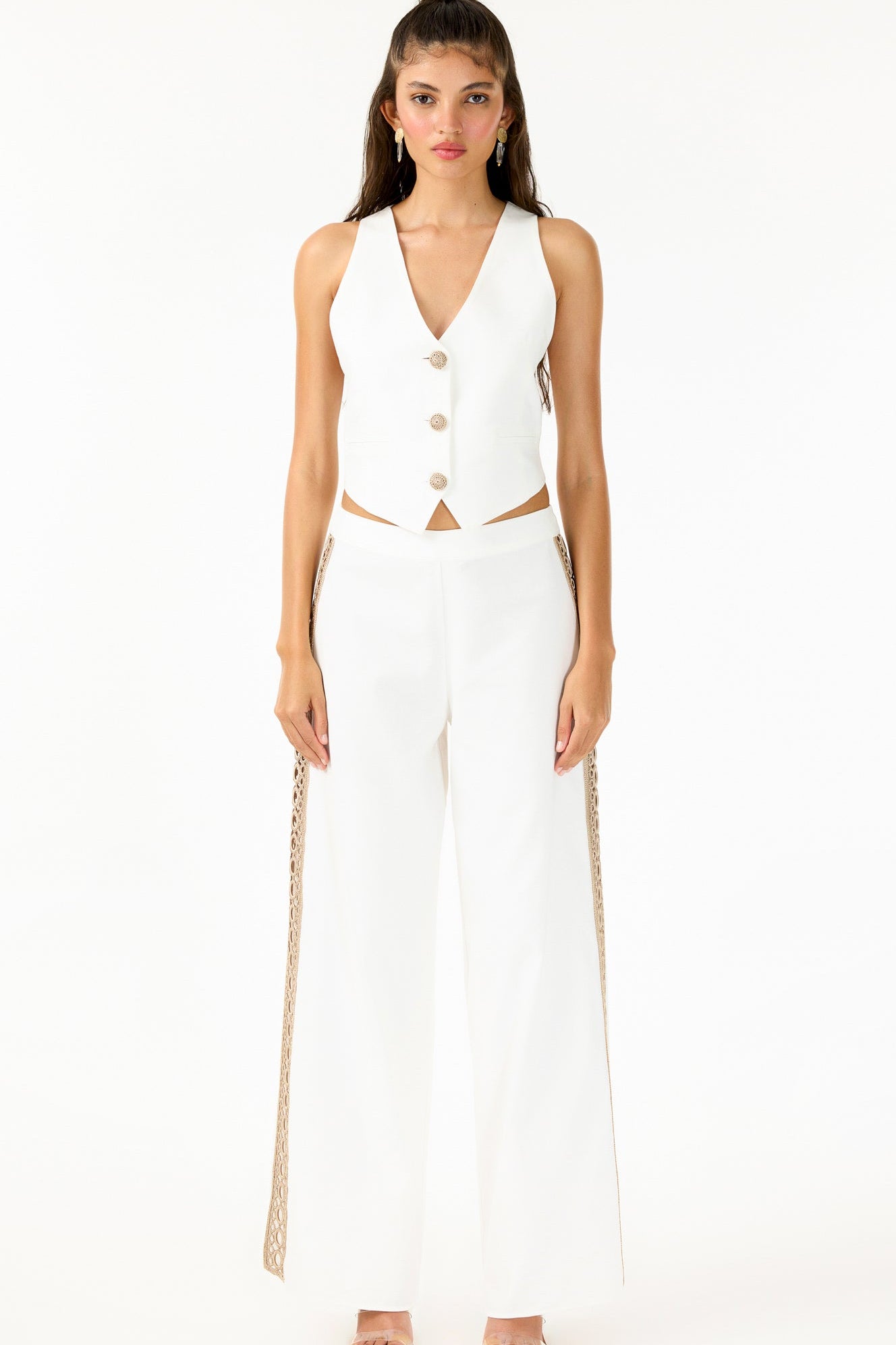 Coconut V-Neck Vest | Vest | My Beachy Side