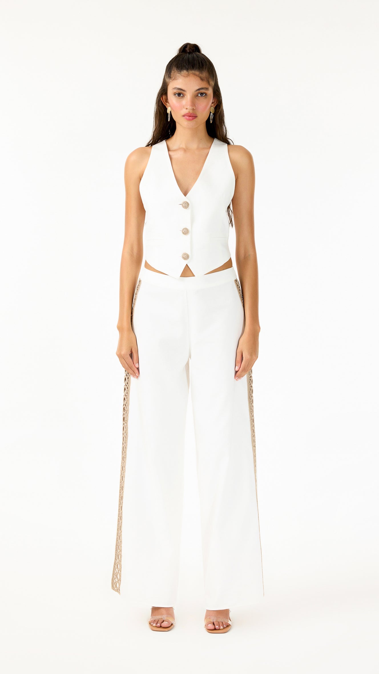 Coconut V-Neck Vest | Vest | My Beachy Side