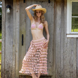 Fleur Hand-Crocheted Convertible Maxi Skirt/Dress
