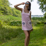 Peony Terry Mini Dress