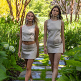 Alba Belted Denim Dress