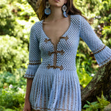 Zara Hand-Crocheted Mini Dress