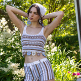 Noa Hand-Crocheted Shorts