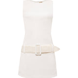 Alba Belted Denim Dress