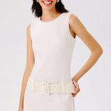 Alba Belted Denim Dress