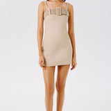 Alba Strap Denim Mini Dress