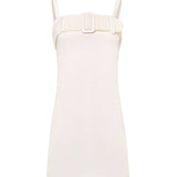 Alba Strap Denim Mini Dress