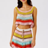 Cleo Hand-Crocheted Skirt