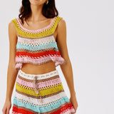 Cleo Hand-Crocheted Top