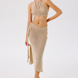 Dune Hand-Crocheted Maxi Skirt
