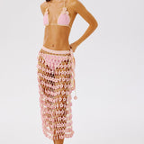 Fleur Hand-Crocheted Convertible Maxi Skirt/Dress