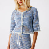 Galia Hand-Crocheted Crop Cardigan | Cardigan | My Beachy Side
