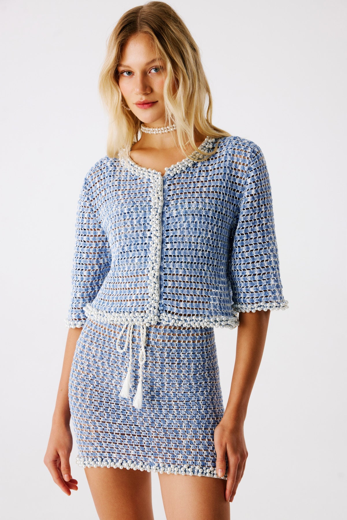 Galia Hand-Crocheted Crop Cardigan | Cardigan | My Beachy Side