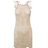 Isla Hand-Crocheted Mini Dress