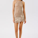 Isla Hand-Crocheted Mini Dress
