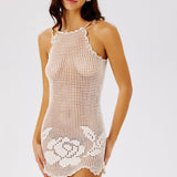 Isla Hand-Crocheted Mini Dress