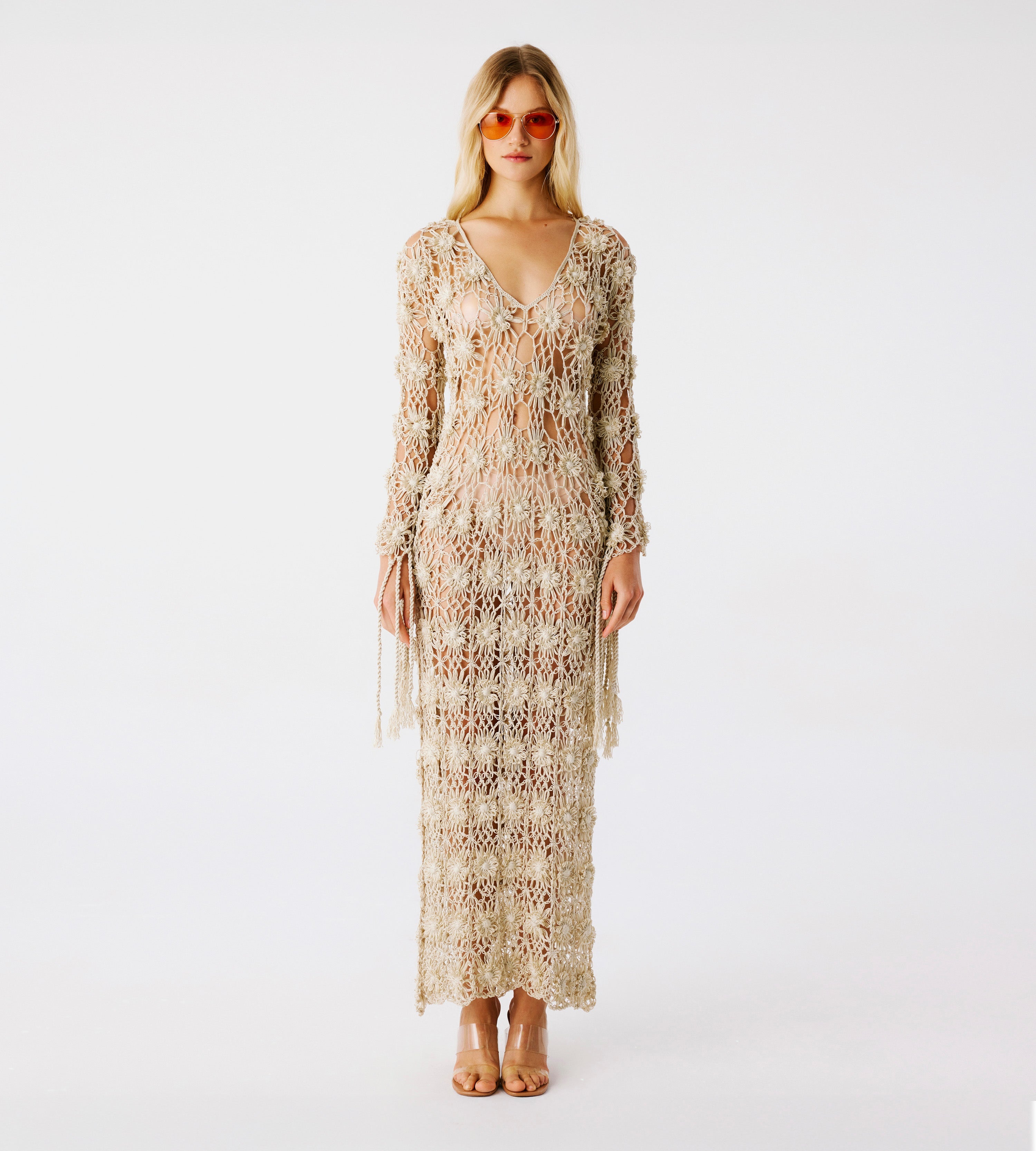 Luna Hand-Crocheted Caftan Dress | Caftan | My Beachy Side