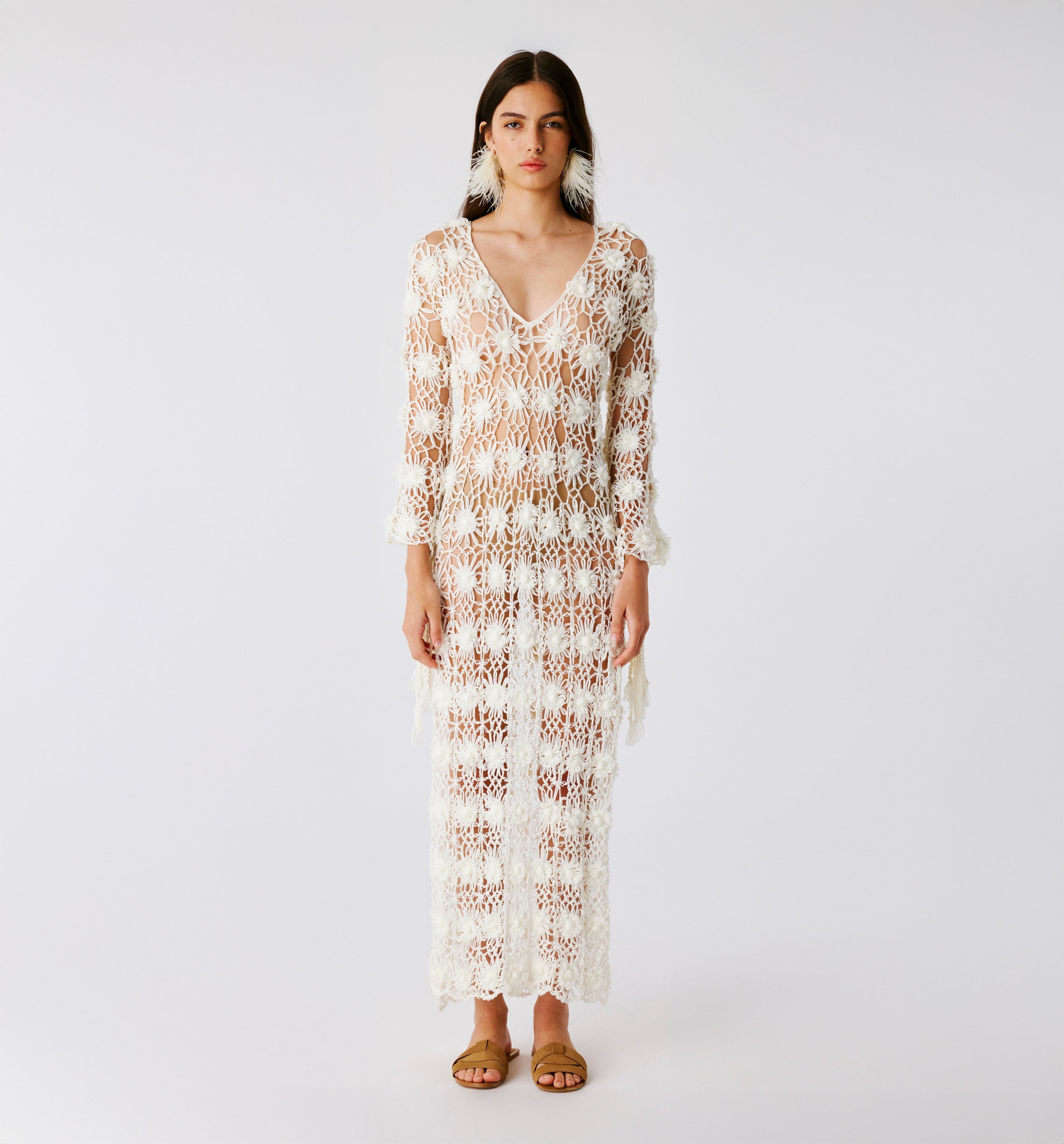 Luna Hand-Crocheted Caftan Dress | Caftan | My Beachy Side