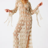 Luna Hand-Crocheted Caftan Dress | Caftan | My Beachy Side