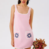 Peony Terry Mini Dress