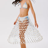 Fleur Hand-Crocheted Convertible Maxi Skirt/Dress