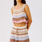 Cleo Hand-Crocheted Top