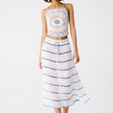 Elsa Hand-Crocheted Midi Skirt