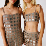 Terra Hand-Crocheted Mini Skirt | Skirt | My Beachy Side